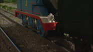 Toad's eyes-closed face on a truck in the eighth season