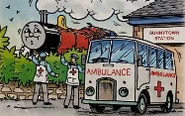 An ambulance at Sunnytown