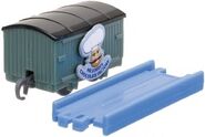 Capsule Plarail Grey Chocolate Van (Labeled as Sugar Wagon A)