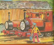 Nancy with Skarloey and Rheneas in the 1979 annual