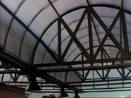 The station canopy