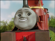 Harvey's happy face that appeared between the sixth and eighth series, excluding Jack and the Sodor Construction Company... (2002-2004)