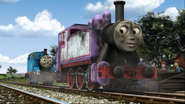 Rosie and Thomas covered in coal dust