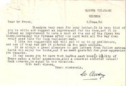 Letter to Mr. Evans (5 June 1958)