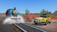 Thomas and Ace at Cairns in the twenty-fourth series