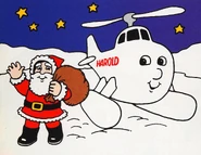 Father Christmas in a My First Thomas book