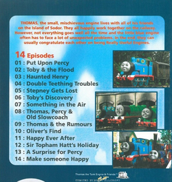 Tomy put on sale upon percy