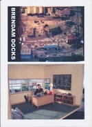 Overhead view of Brendam Docks' layout