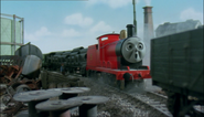 James becoming a middle engine