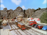 Toby'sDiscovery84.png (2.45 MB) The station building reused at Bertram's Old Mine in Toby's Discovery