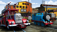 Den with Thomas, Dart and Flynn