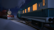 James with heavy snow (Last Train for Christmas)