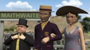 Sir Topham Hatt with the Duke and Duchess