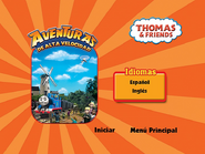 Mexican DVD Language Selection menu