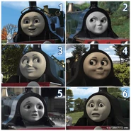 A picture from this episode is adorned on Emily's face guide