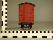 Redlargescalenarrowgaugeboxvanfrontorback