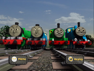 Henry with Gordon, Thomas and Percy in Songs of Sodor game