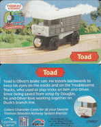 2006 Reintroduced Wooden Railway character card