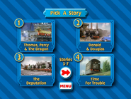 Story selection menu