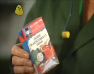 A Thomas the Tank Engine & Friends blackcurrant juice boxes featuring James in the Come Outside episode "A Carton Drink"
