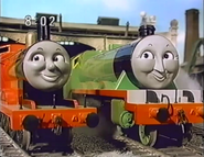 Henry with James in Thomas and the U.K. Trip