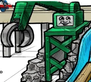 The Green TrackMaster Crane