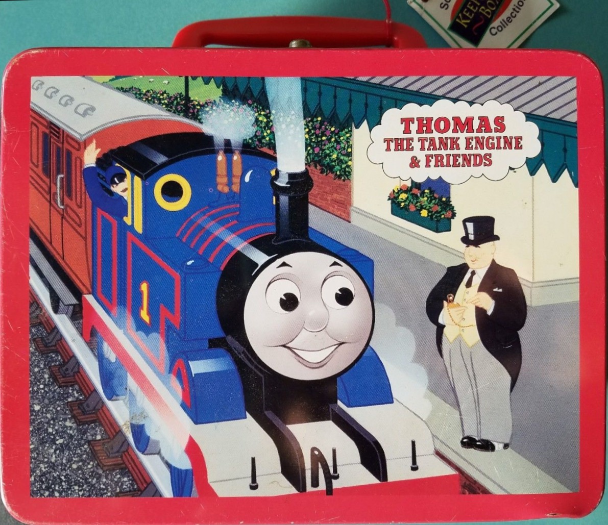 Thomas and Friends Back To School Tin Lunch Box Thomas the Train Engine 