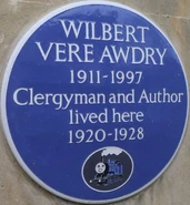 AwdryLorneHousePlaque.png (423 KB) The plaque found at Awdry's former home, Lorne House