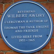 Awdry'shouseinEmnethPlaque.png (323 KB) The plaque found at Awdry's former home in Emneth, England