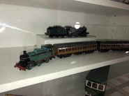 The Rev. W. Awdry's Electric Thomas the Tank Engine & Edward Models on Display in Discover Thomas & Friends Exhibition located above the Thomas Land Shop