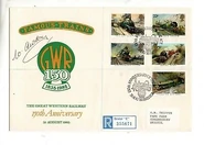 1985FamousTrainsGWRStampsSignedbyW.Awdry.jpg (24 KB) 1985 Famous Trains GWR Stamps signed by Awdry.