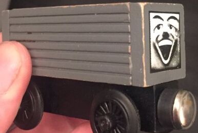 Thomas wooden railway white hotsell face troublesome truck ebay