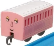 Pink Narrow Gauge Coaches