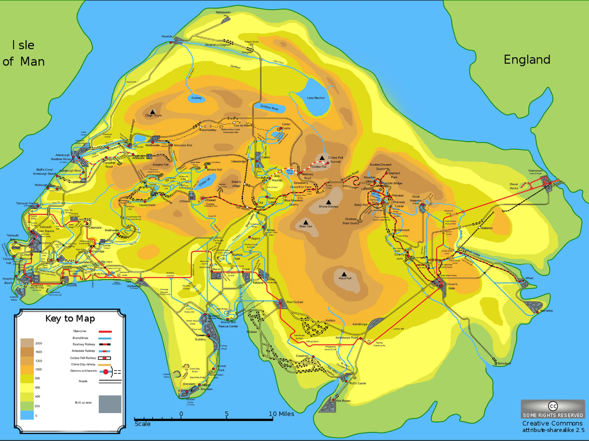 2035 Sodor Map, Thomas & Friends Fanfic Wiki