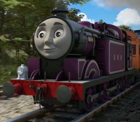 Ryan the purple sales tank engine