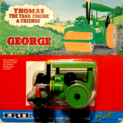 George depicted in his RWS livery in packaging art