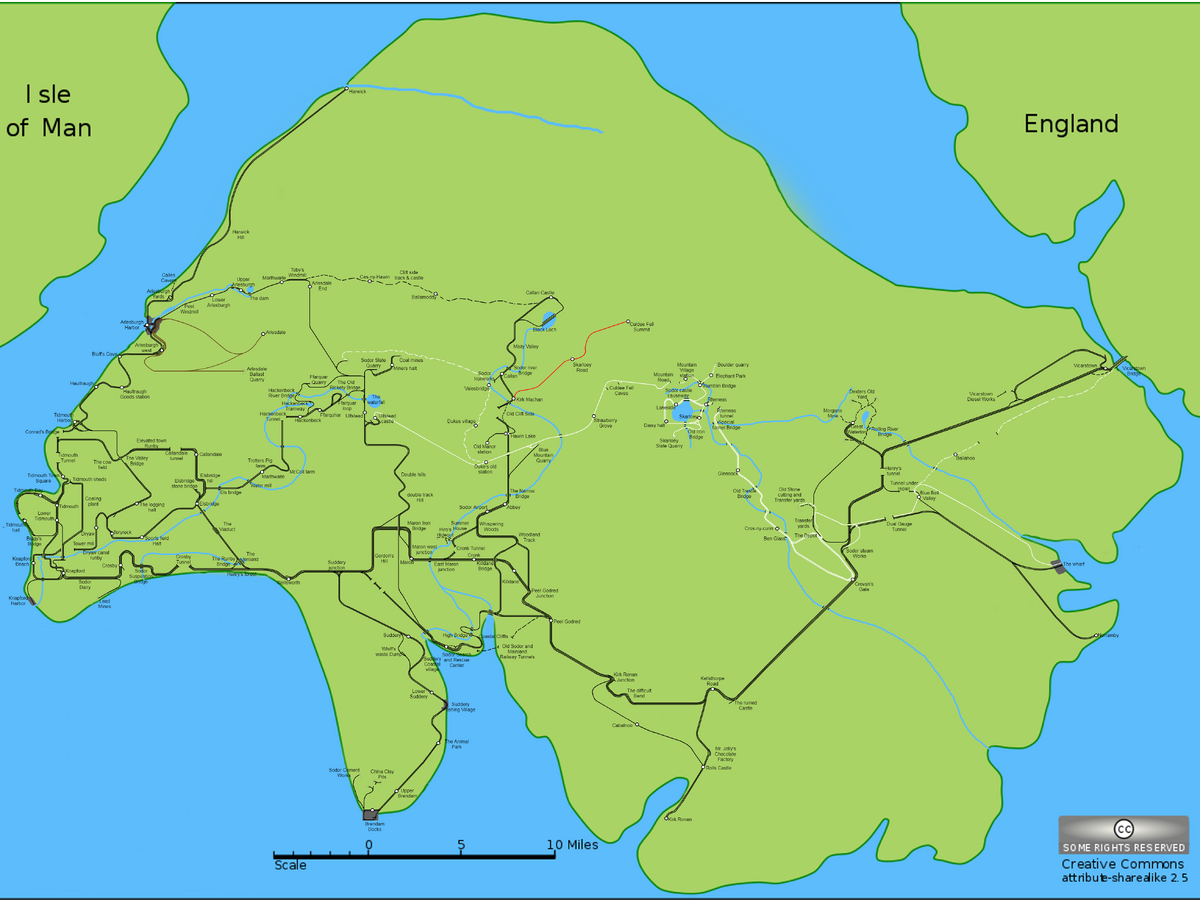 2035 Sodor Map | Thomas & Friends Fanfic Wiki | Fandom