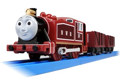  Fisher Price Year 2009 Thomas and Friends Trackmaster Motorized  Railway Battery Powered Tank Engine 2 Pack Train Set - ROSIE with Red Brake  Van : Toys & Games