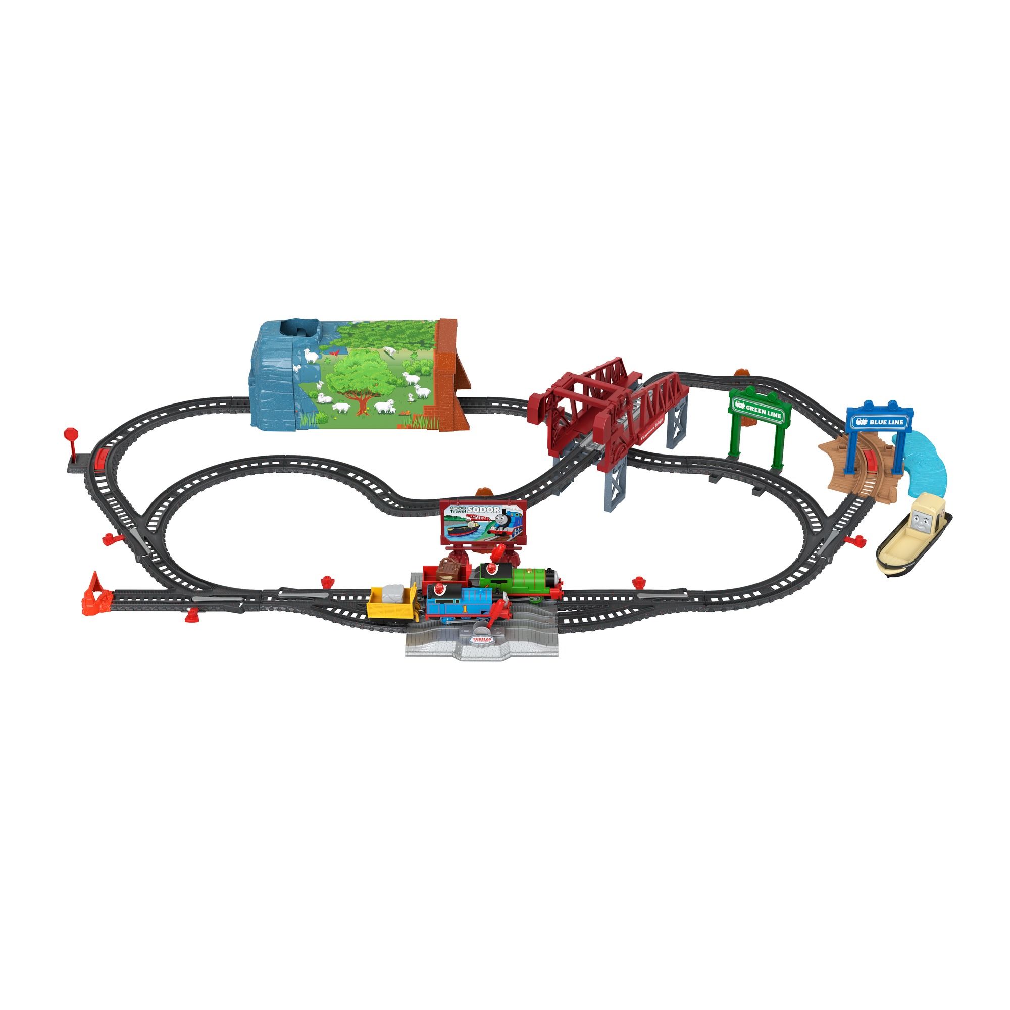 trackmaster talking thomas and percy train set