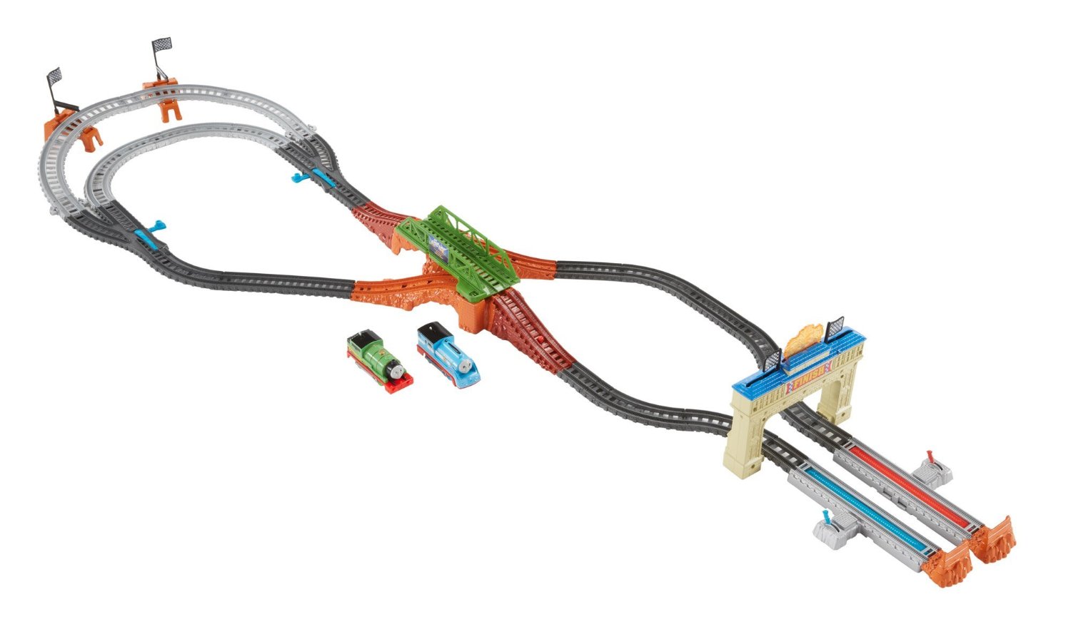 thomas and percy race set instructions