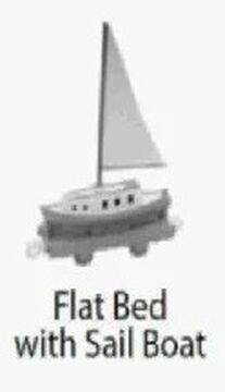 Flat Bed with Sail Boat Thomas Motorized Wiki Fandom
