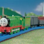 First Story Set Green Thomas and Black James Thomas Motorized