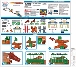 Thomas railway deals race set instructions