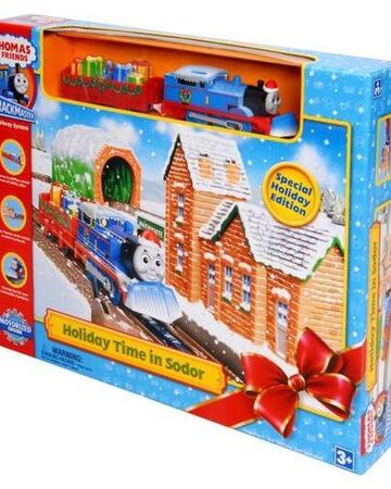 thomas trackmaster christmas set