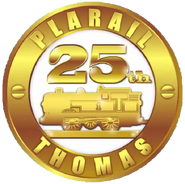 Plarail Thomas 2017 25th Anniversary logo