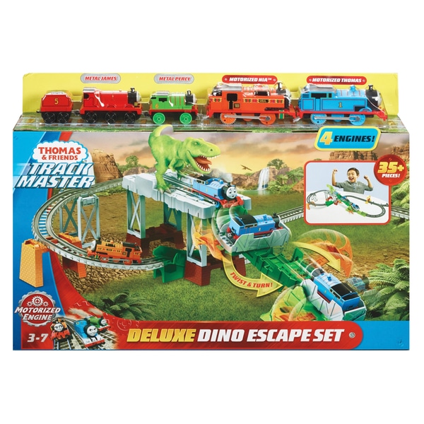 Thomas & Friends TrackMaster Deluxe Dino Escape Set Gift Toy Activities Play Kid 