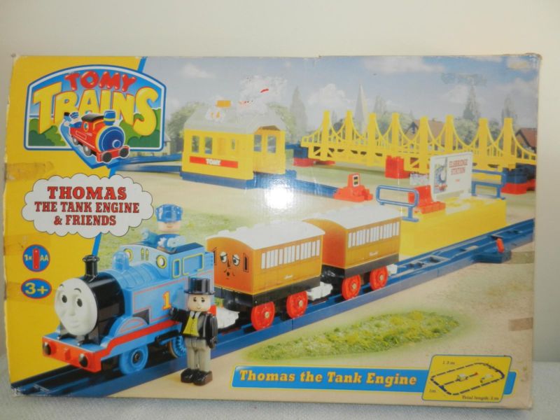 Tomy train hot sale set 1990s