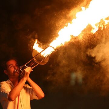 Trombone Pyromaniac Tuba Warriors Wiki Fandom