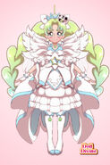 Hatsune Miku as Starlight (Angel Bride form)