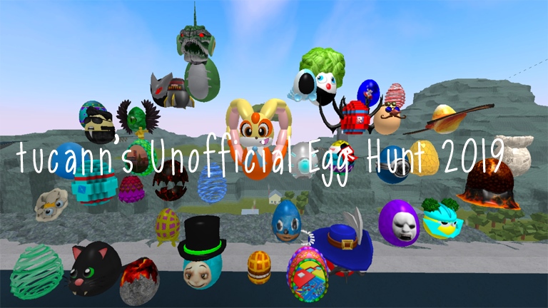 Tucann S Unofficial Egg Hunt Twentynineteen Tucann S Unofficial Egg Hunt 2019 Wiki Fandom - how many eggs are there in roblox egg hunt 2019